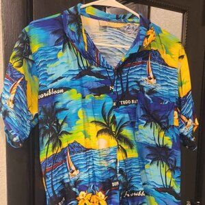 Jamaican Cotton "Hawaiian" style shirt M